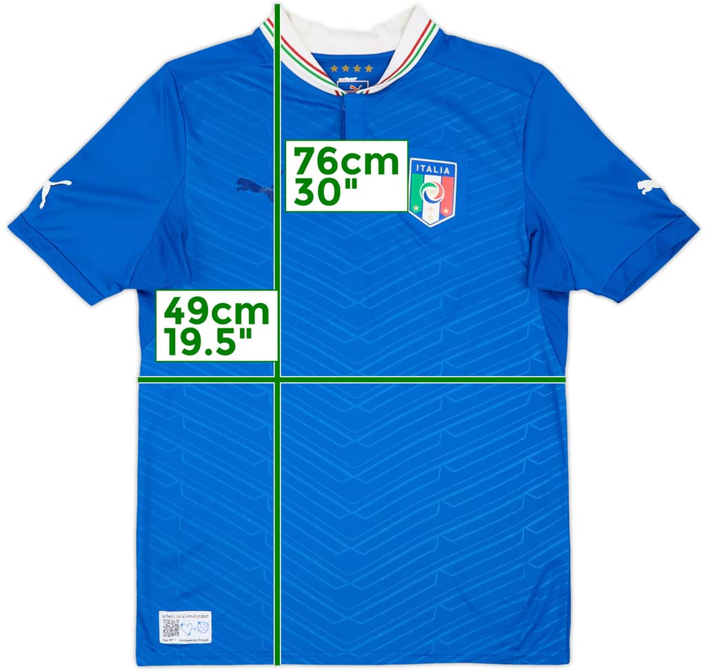 2012-13 Italy Home Shirt - 4/10 - (M)