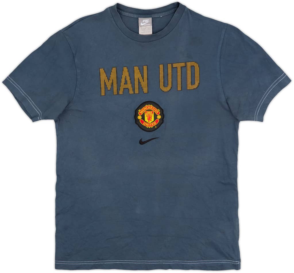 2009-10 Manchester United Nike Graphic Tee - 8/10 - (M)