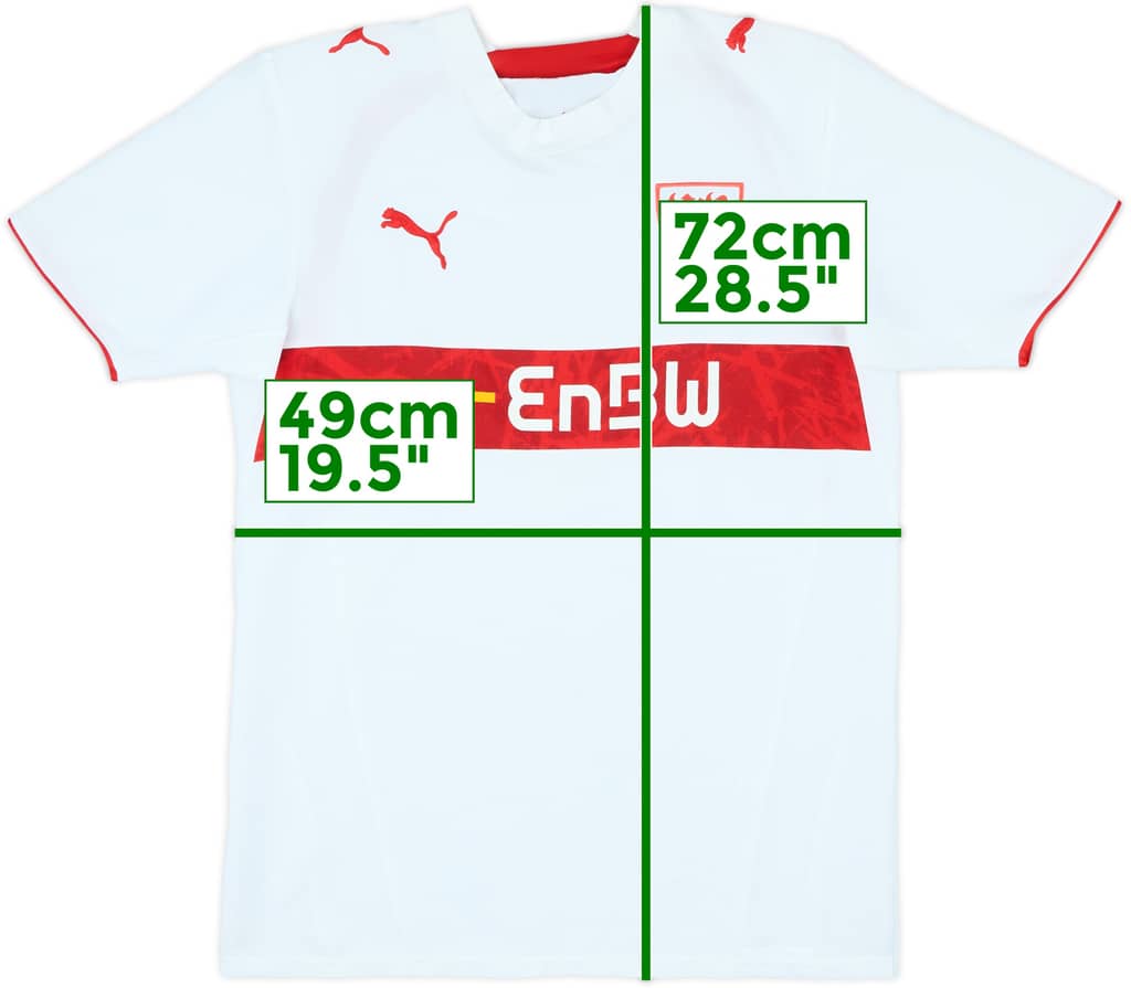 2006-07 Stuttgart Home Shirt - 6/10 - (S)