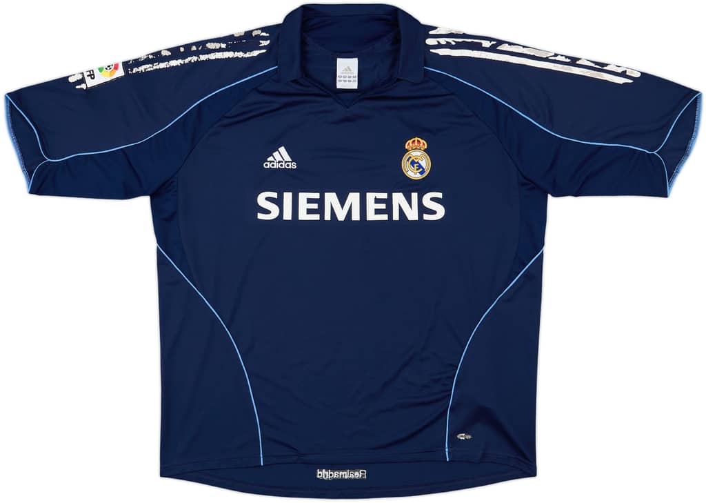 2005-06 Real Madrid Away Shirt - 4/10 - (XL)