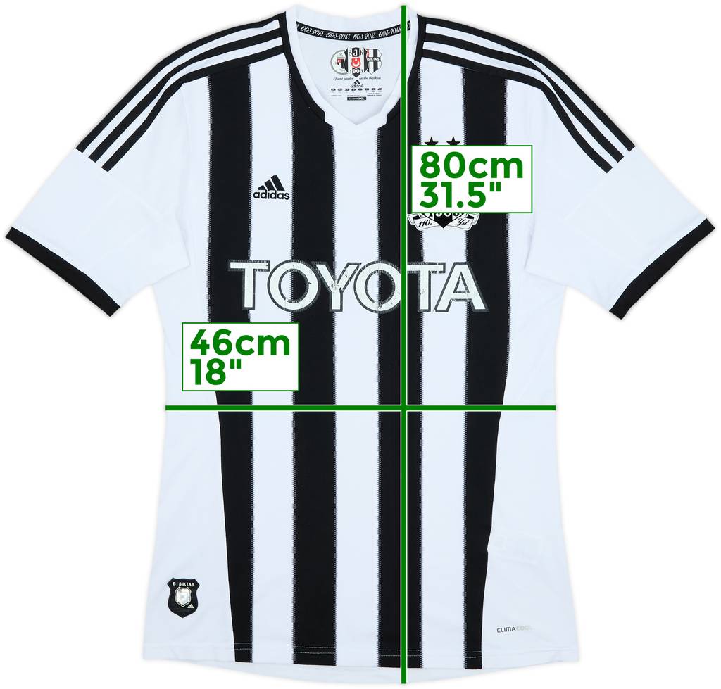 2013-14 Besiktas Home Shirt - 5/10 - (L)