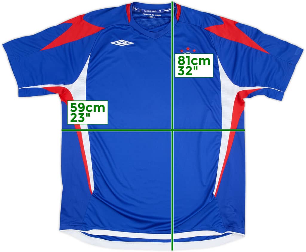 2006-07 Rangers Umbro Training Shirt - 7/10 - (XL)