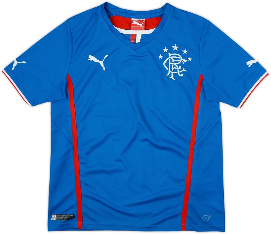 2013-14 Rangers Home Shirt - 8/10 - (XL.Boys)