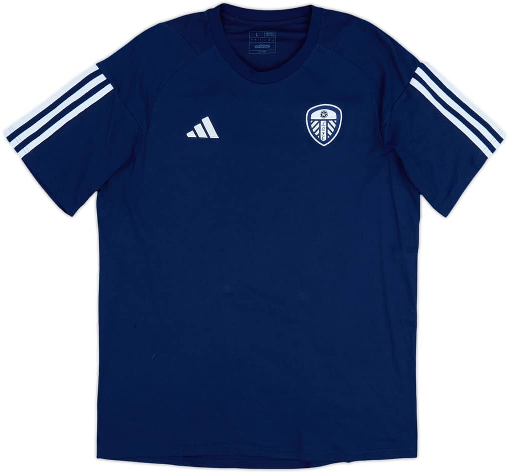 2022-23 Leeds United adidas Cotton Tee - 8/10 - (L)