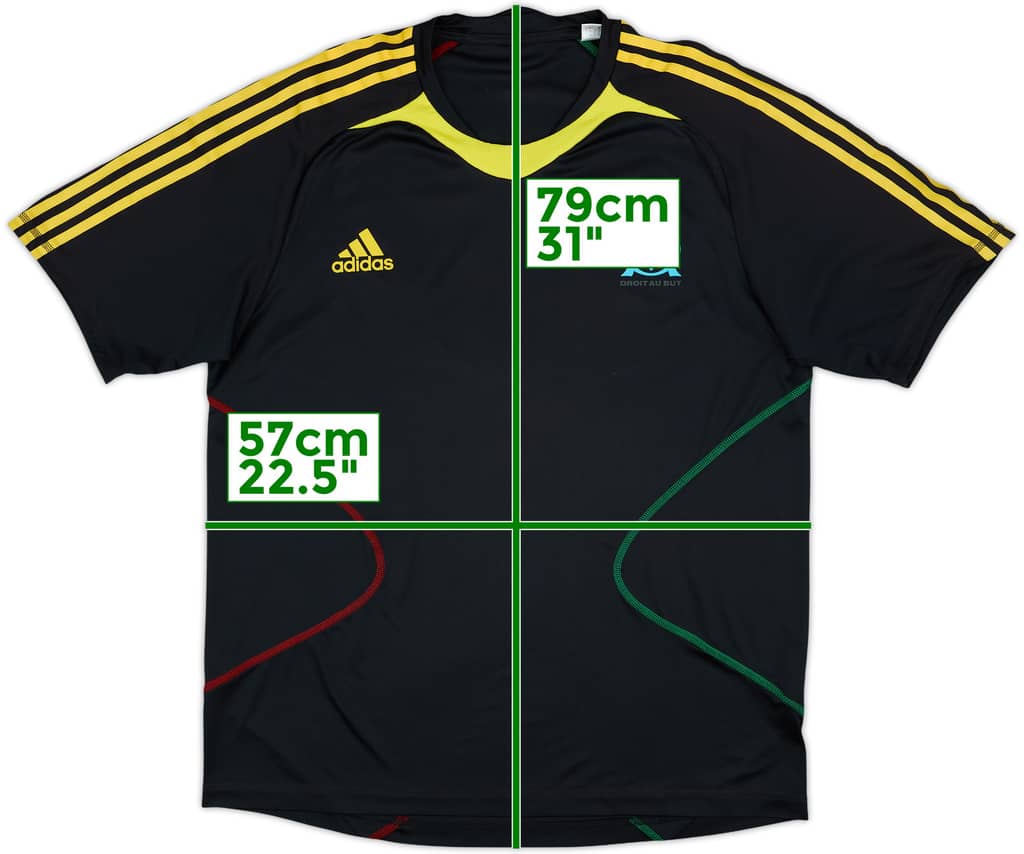 2010-11 Marseille adidas Formotion Training Shirt - 8/10 - (L)