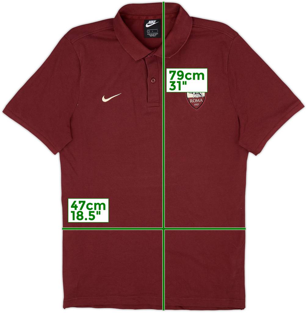 2019-20 Roma Nike Polo Shirt - 7/10 - (L)