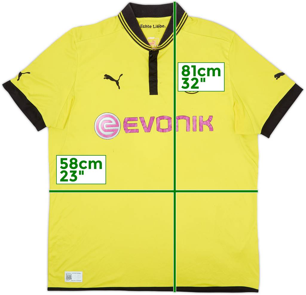 2012-13 Borussia Dortmund Home Shirt - 5/10 - (XXL)