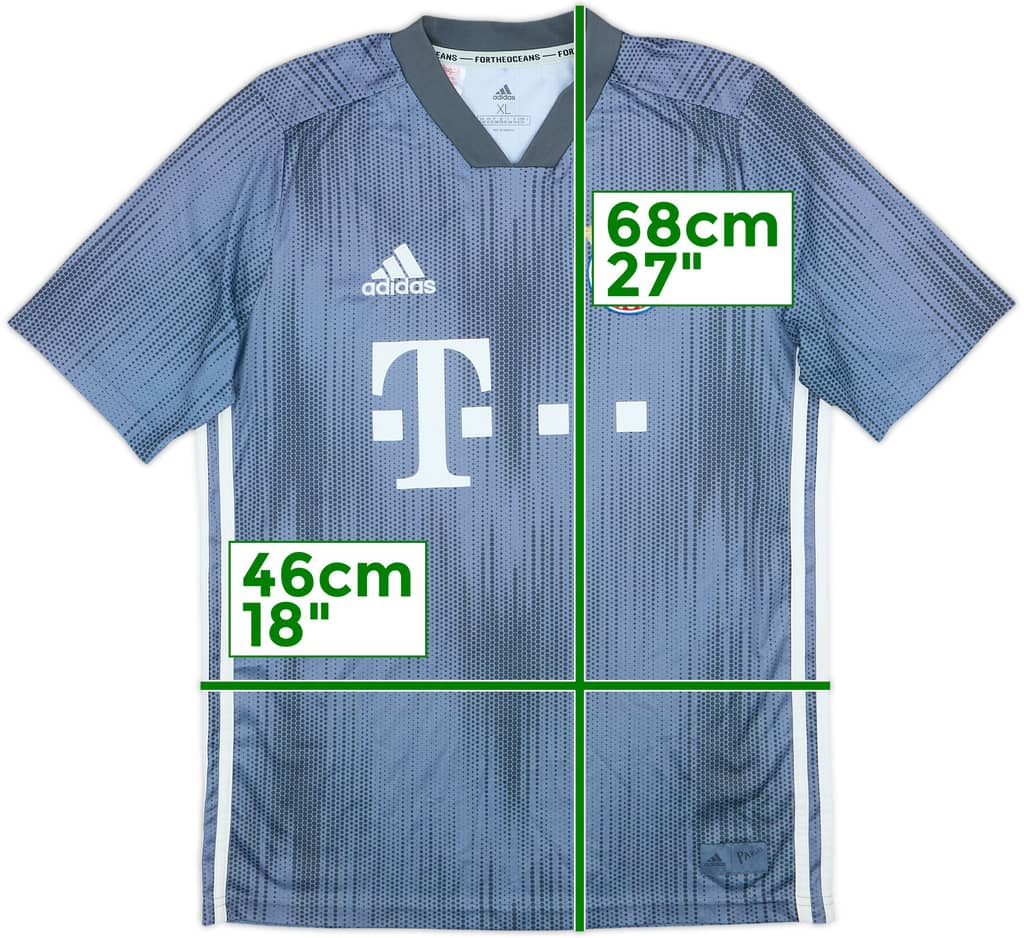 2018-19 Bayern Munich Third Shirt - 9/10 - (15-16 Years)