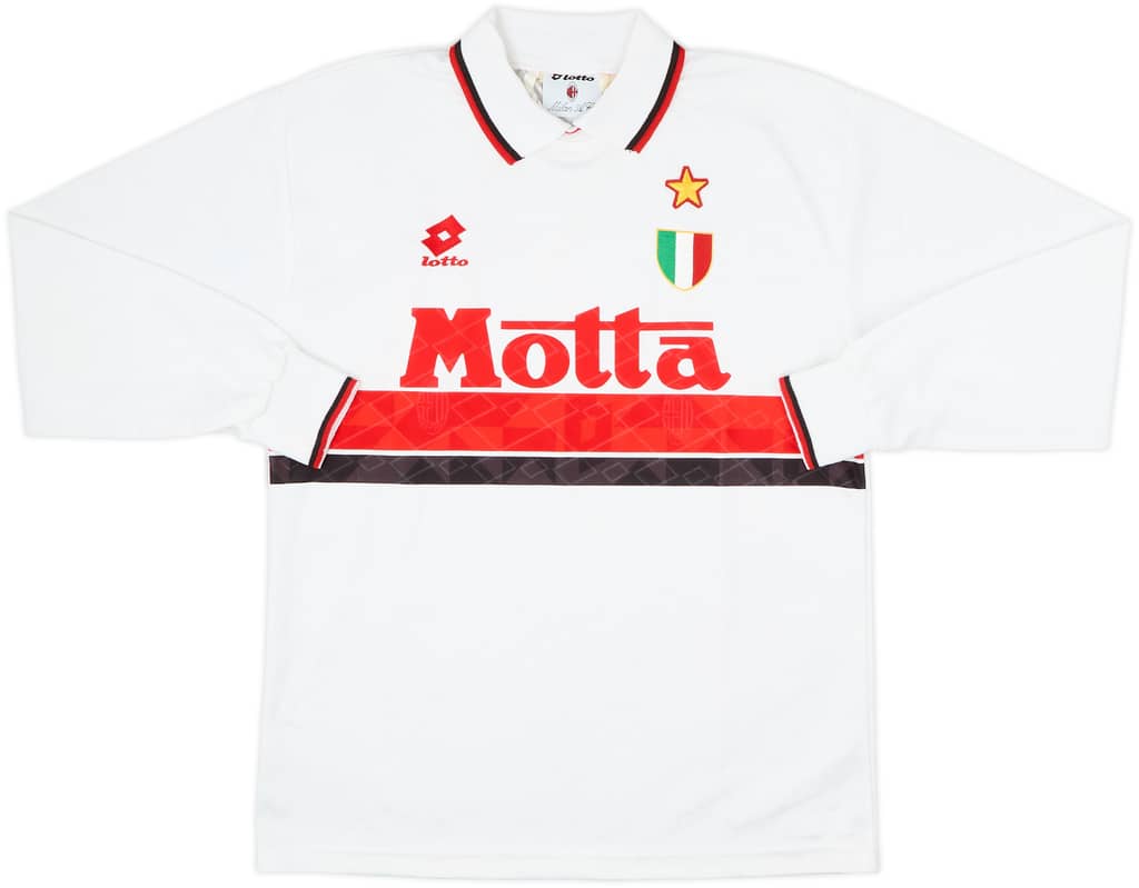 1993-94 AC Milan Away L/S Shirt - 9/10 - (M)