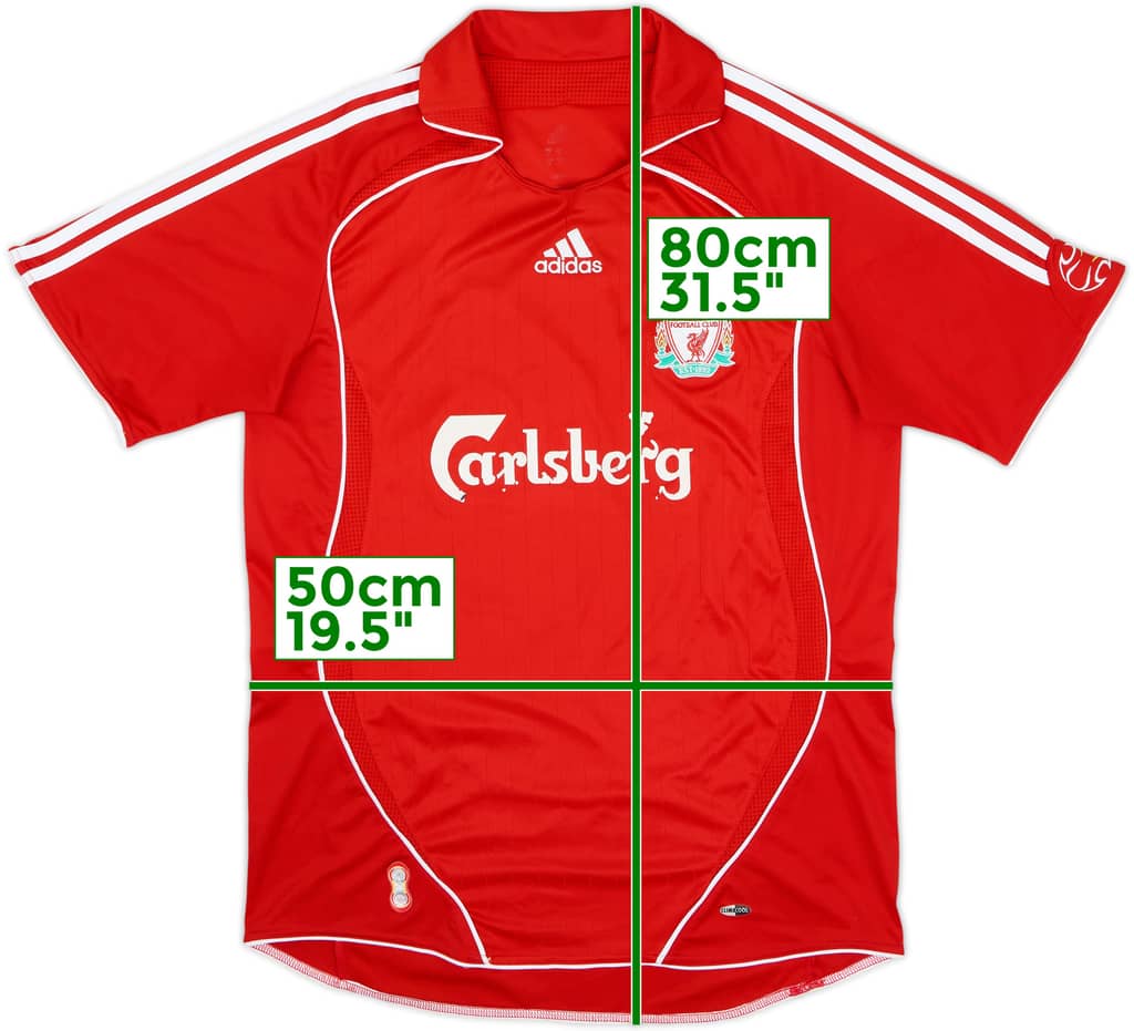 2006-08 Liverpool Camiseta Local - 4/10 - (M)