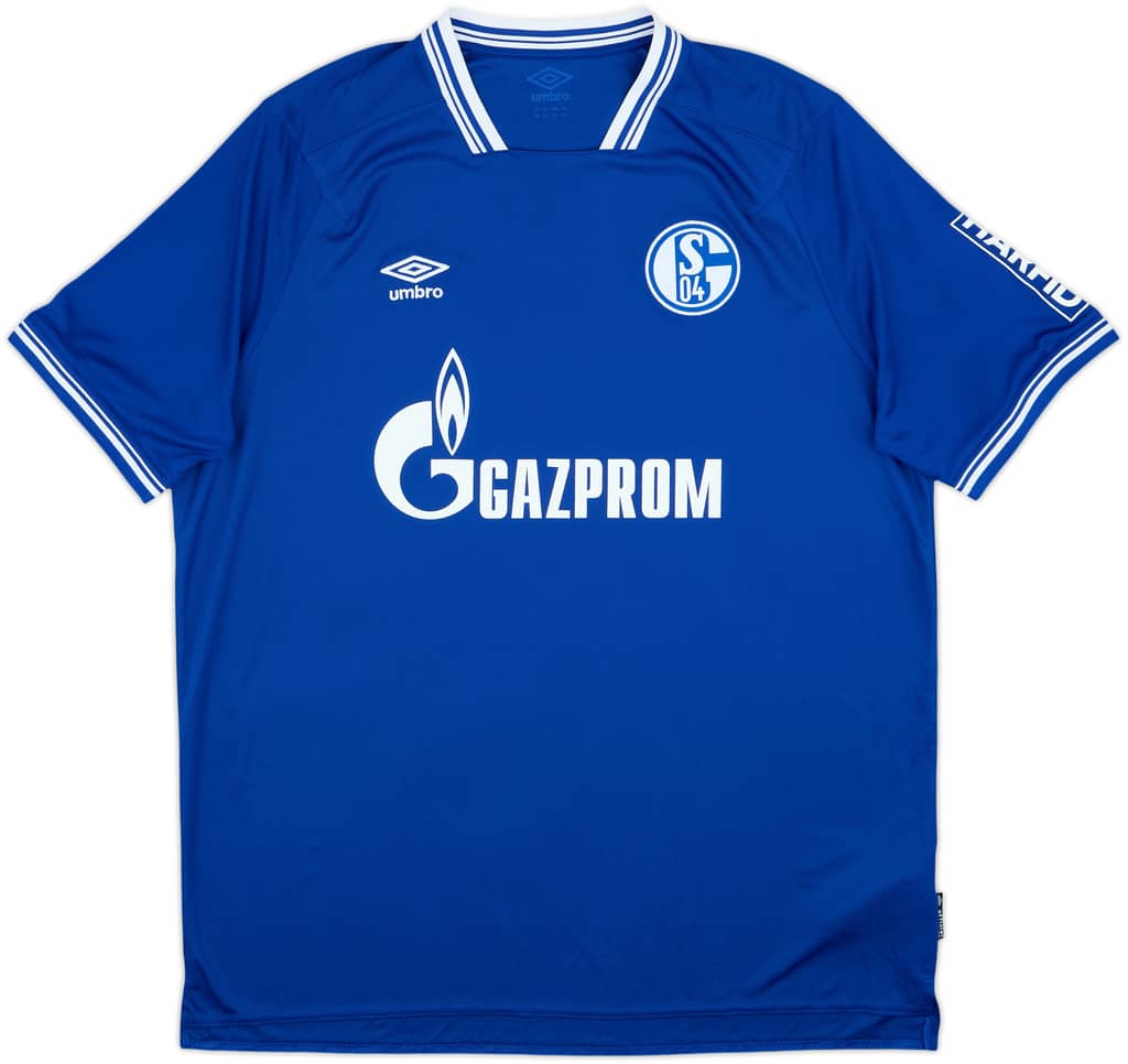 2020-21 Schalke Home Shirt - 8/10 - (XXL)
