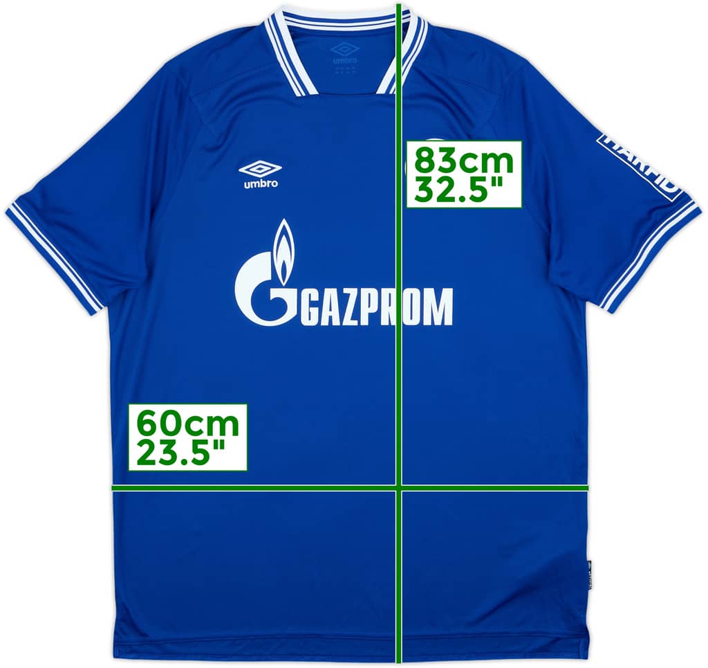 2020-21 Schalke Home Shirt - 8/10 - (XXL)