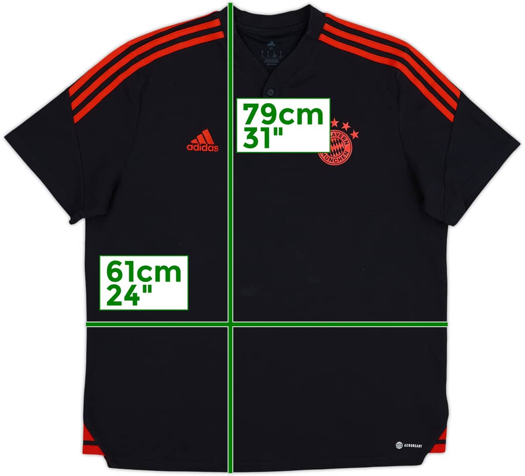 2022-23 Bayern Munich adidas Polo Shirt - 6/10 - (XL)