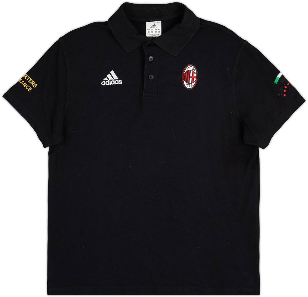 2010s AC Milan adidas Polo Shirt - 8/10 - (S)