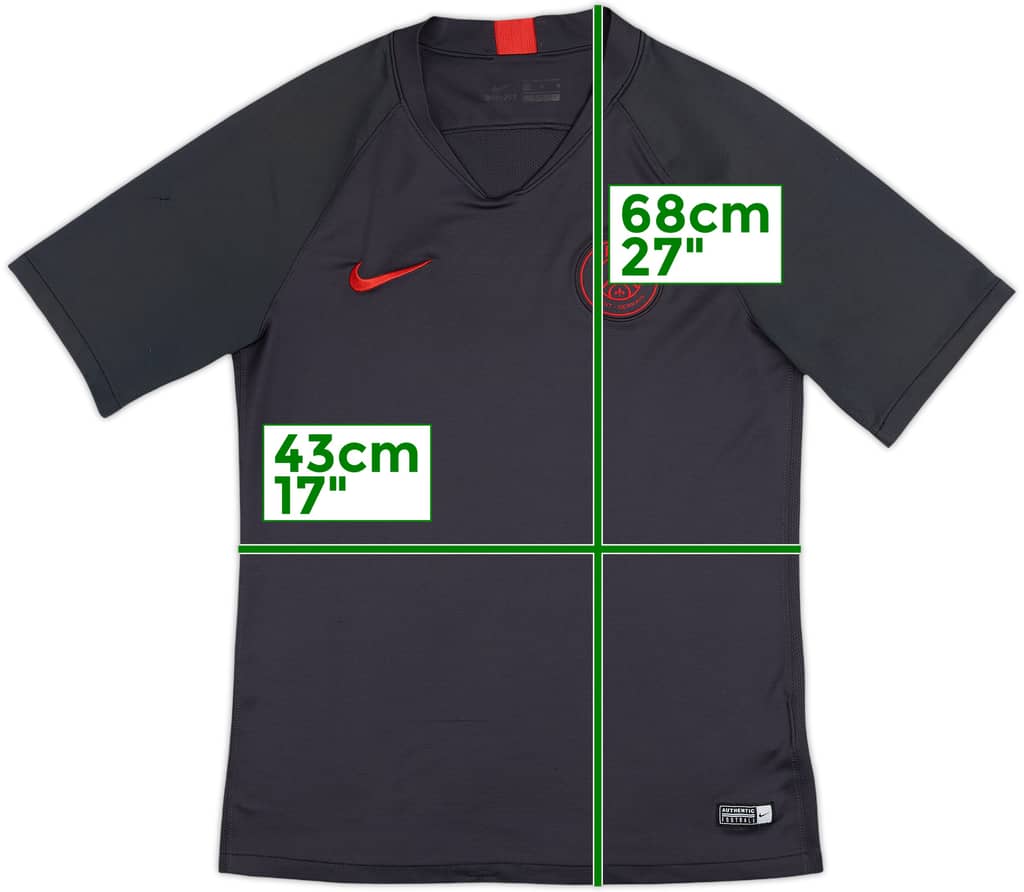 2019-20 Paris Saint-Germain Nike Training Shirt - 8/10 - (M)