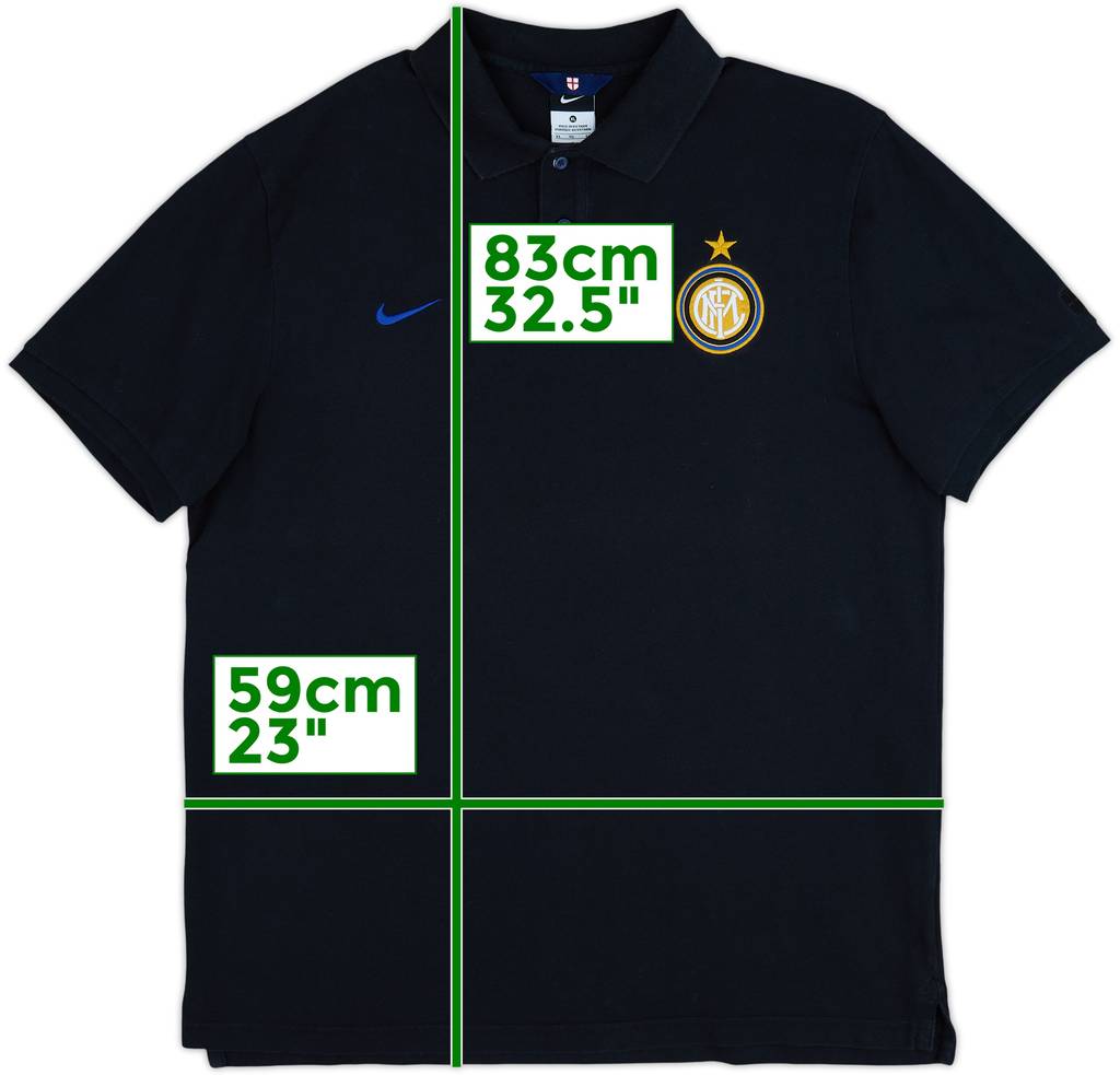 2013-14 Inter Milan Nike Polo Shirt - 8/10 - (XL)