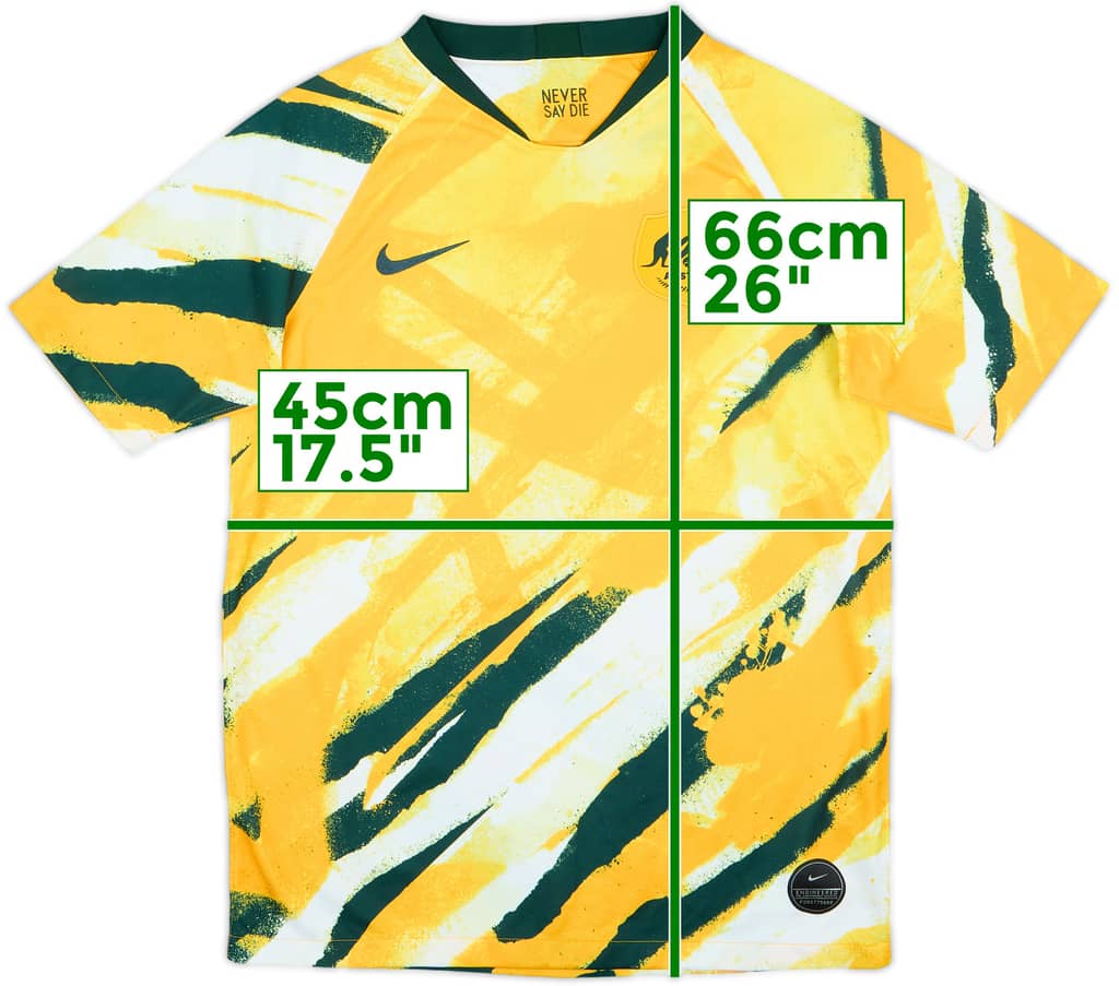 2018-20 Australia Women's Home Shirt - 8/10 - (Men's S)