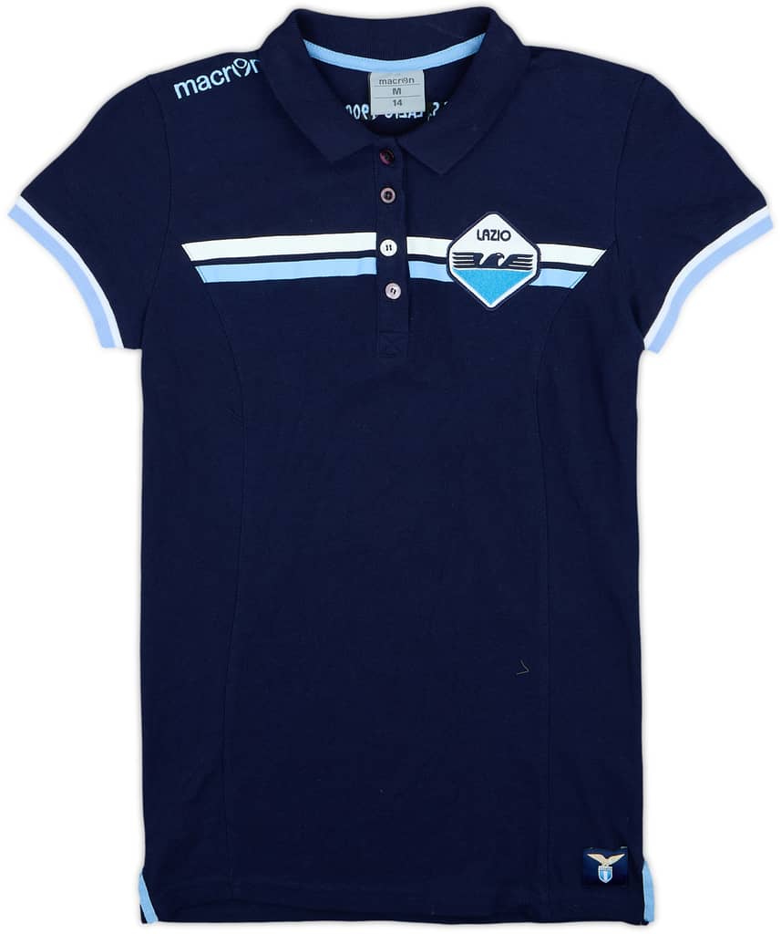 2014-15 Lazio Macron Polo Shirt - 8/10 - (Women's M)