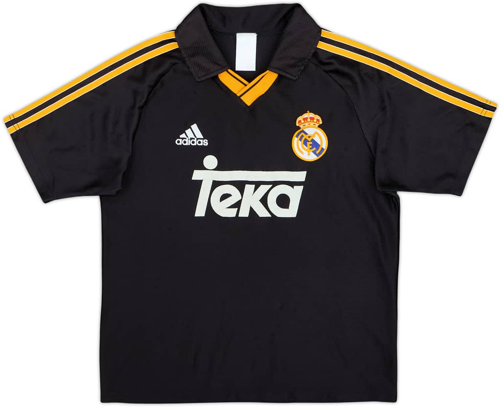 1999-01 Real Madrid Away Shirt - 6/10 - (L.Boys)