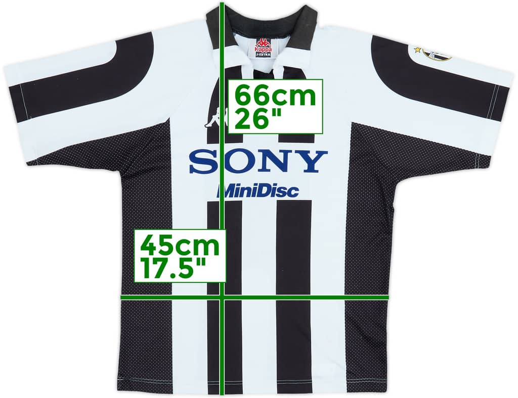 1997-98 Juventus Centenary Basic Home Shirt - 5/10 - (XL.Boys)