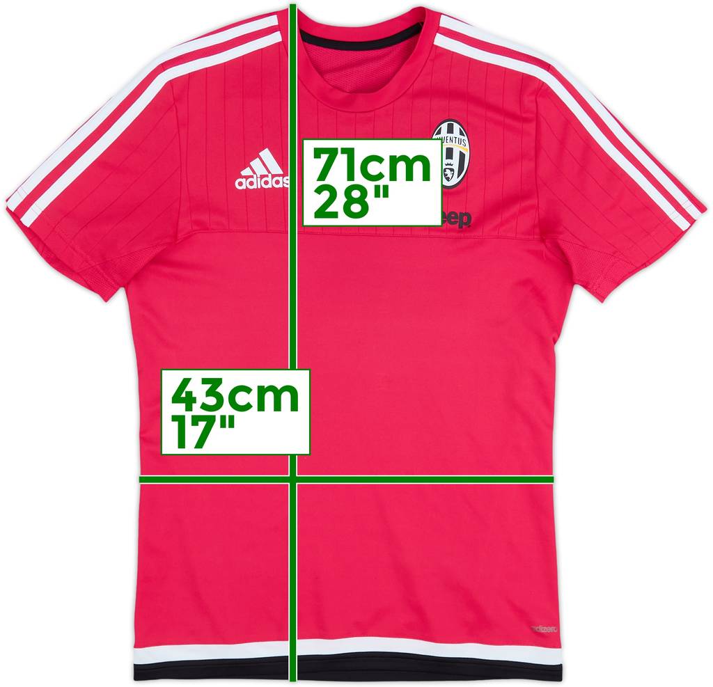 2015-16 Juventus adizero Training Shirt - 8/10 - (S)