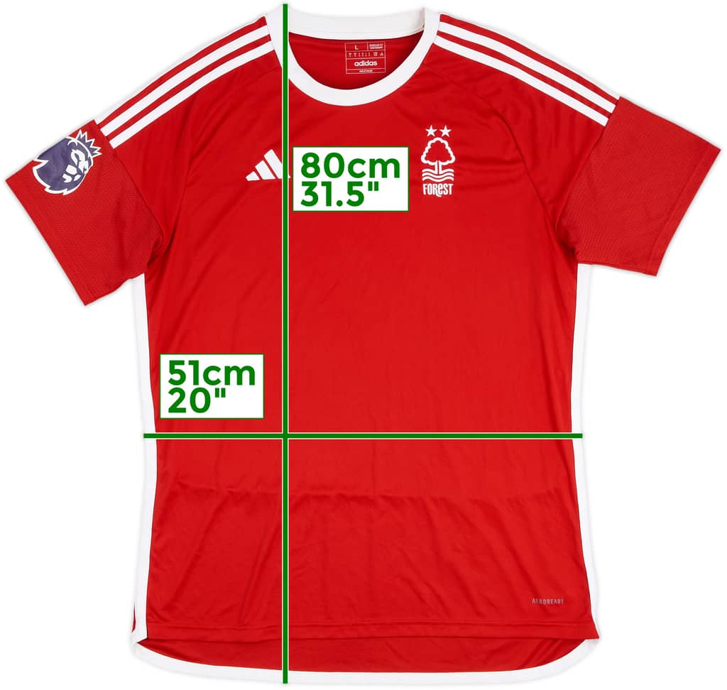 2023-24 Nottingham Forest Home Shirt - 5/10 - (L)