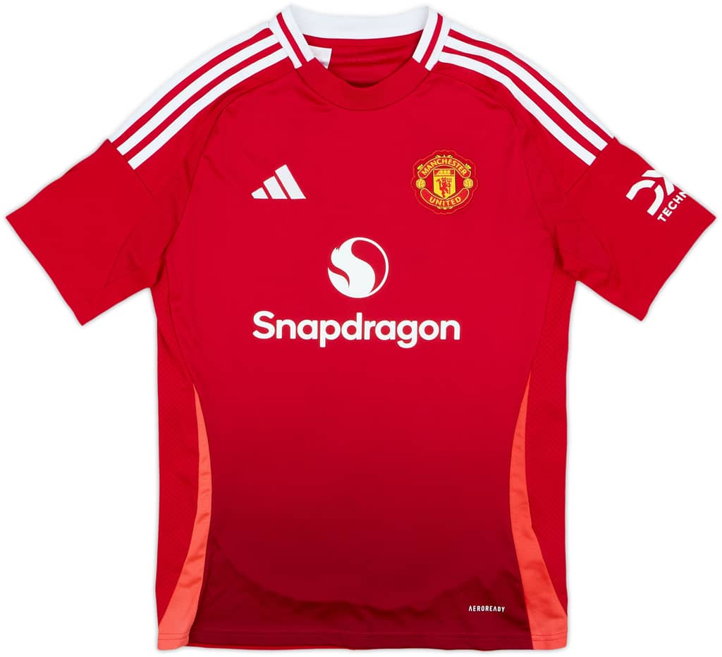 2024-25 Manchester United Home Shirt - 5/10 - (13-14 Years)