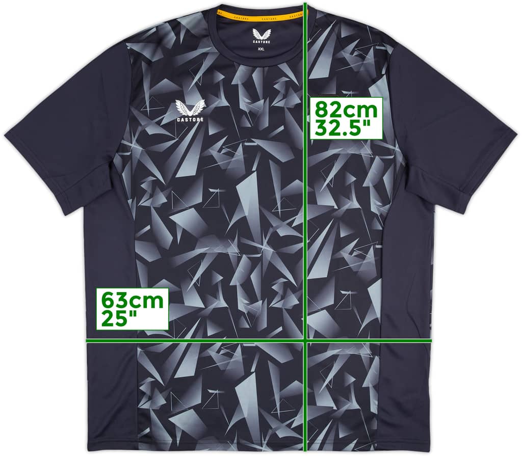 2022-23 Wolves Castore Pre-Match Training Shirt - 10/10 - (XXL)