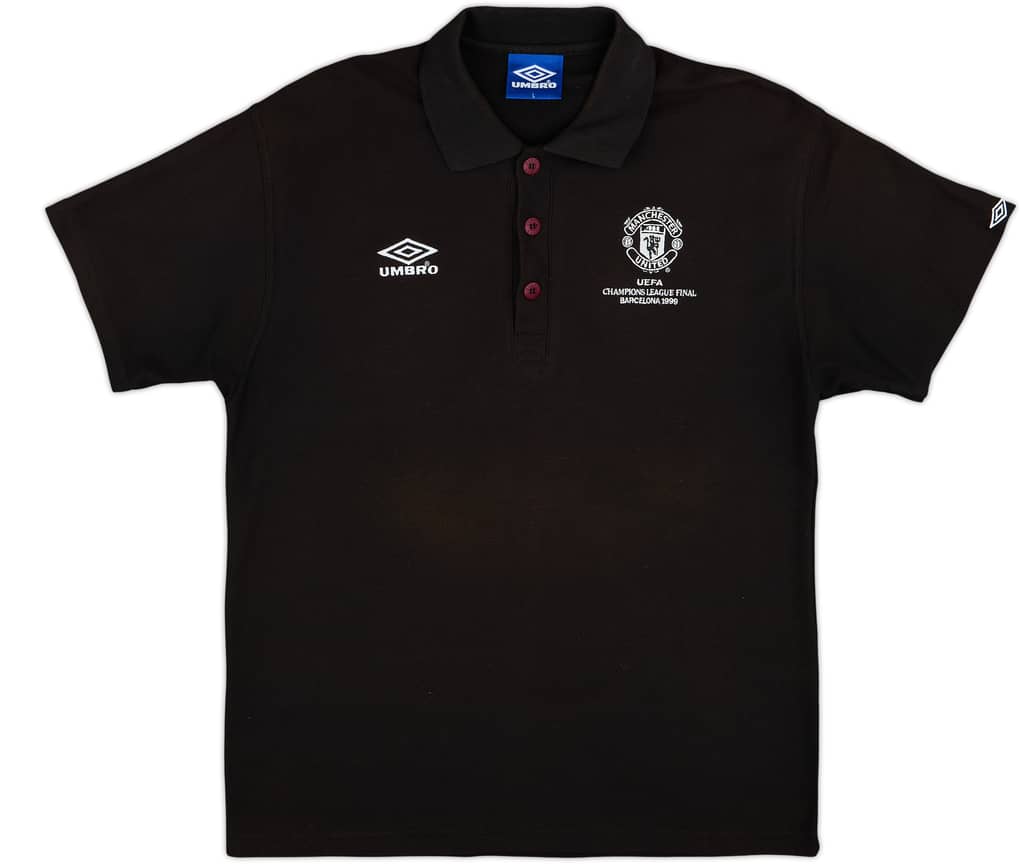 1999-00 Manchester United 'CL Final' Umbro Polo Shirt - 6/10 - (L)