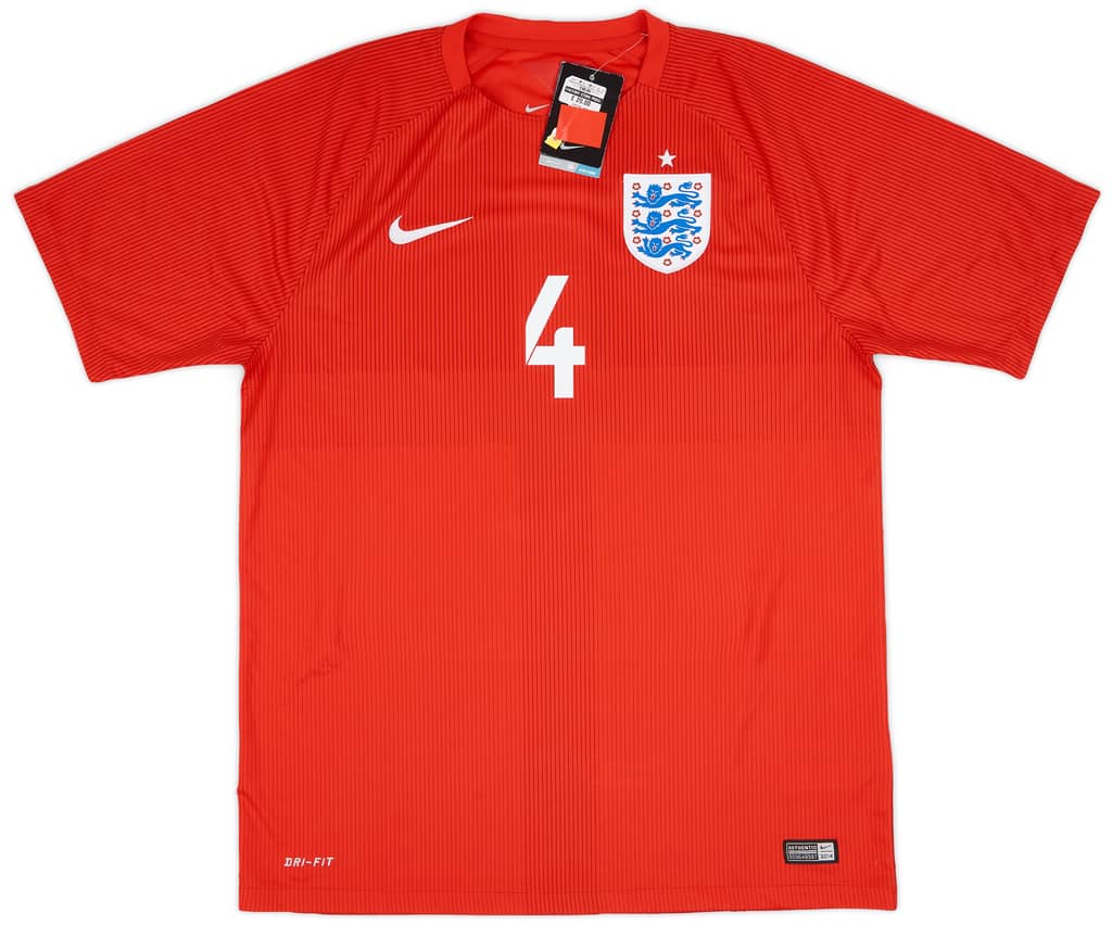 2014-15 England Away Shirt Gerrard #4 (L)