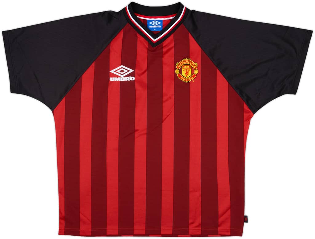 1998-99 Manchester United Umbro Training Shirt - 9/10 - (XL)