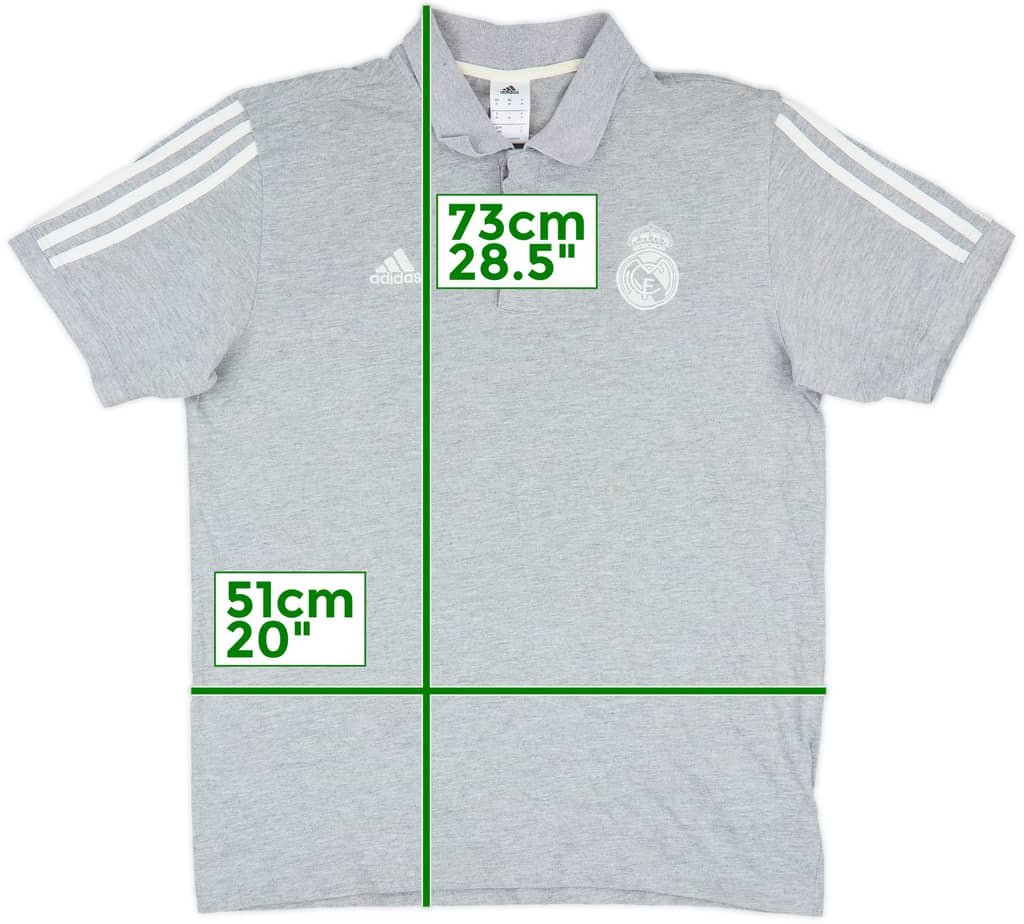 2016-17 Real Madrid adidas Polo Shirt - 9/10 - (M)
