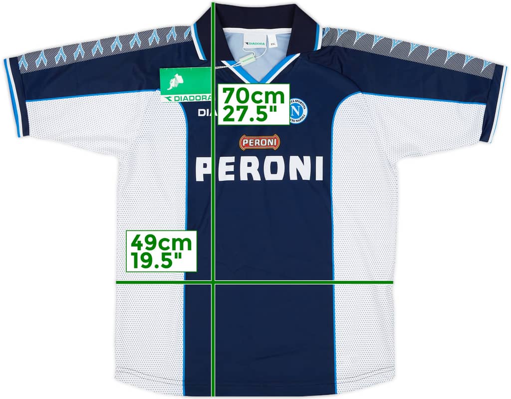 2000-01 Napoli Third Shirt (XXL.Boys)