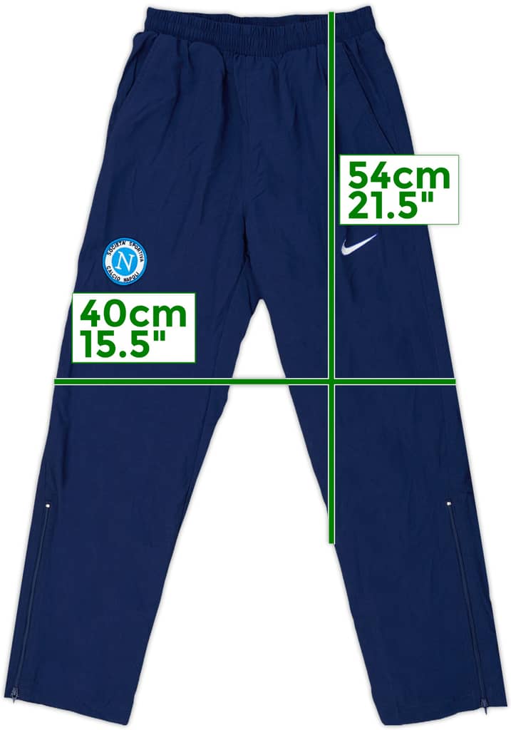 1997-98 Napoli Nike Track Pants/Bottoms - 10/10 - (M.Boys)