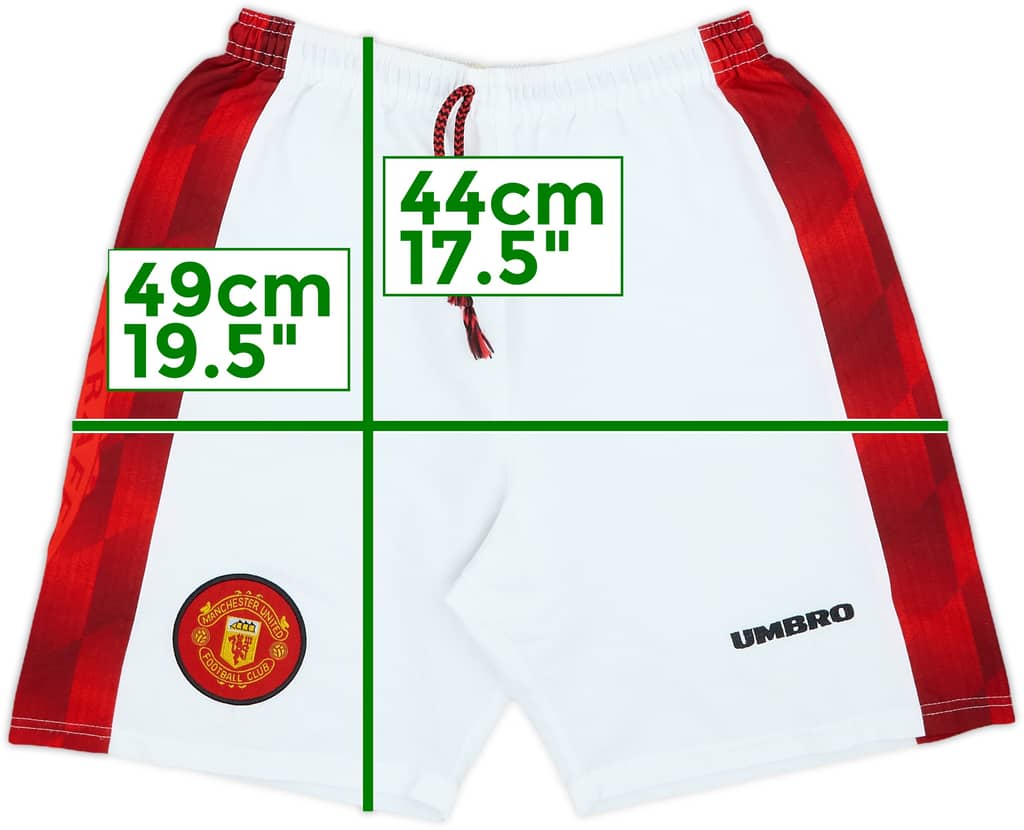 1996-97 Manchester United Home Shorts - 10/10 - (M)