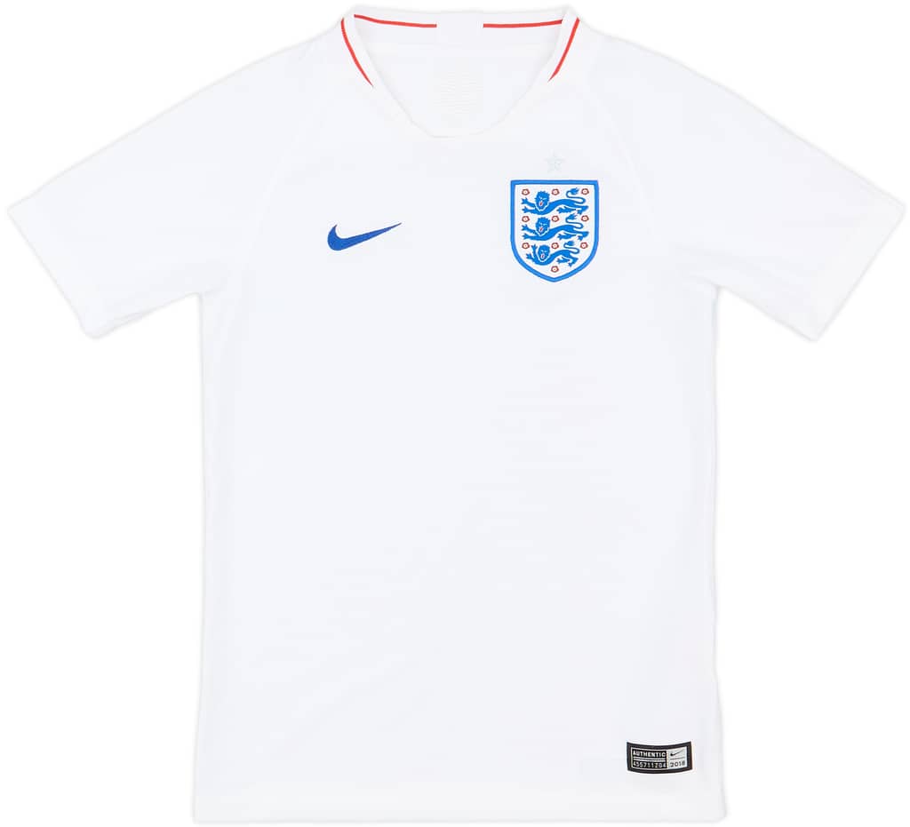 2018-19 England Home Shirt - 10/10 - (S.Boys)