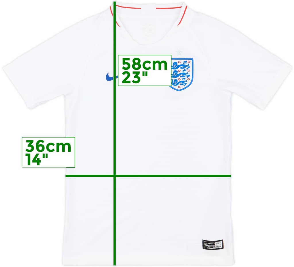 2018-19 England Home Shirt - 10/10 - (S.Boys)