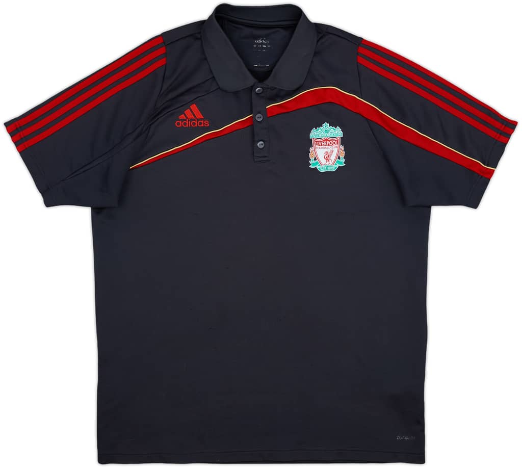 2009-10 Liverpool adidas Polo Shirt - 8/10 - (L)