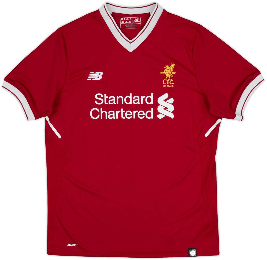 2017-18 Liverpool 125 Years Home Shirt - 8/10 - (XL.Boys)