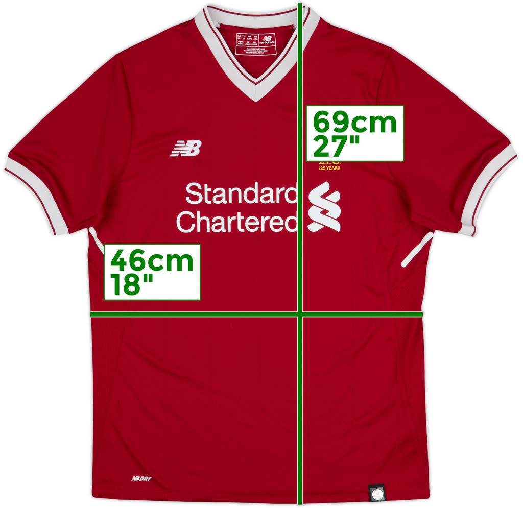 2017-18 Liverpool 125 Years Home Shirt - 8/10 - (XL.Boys)