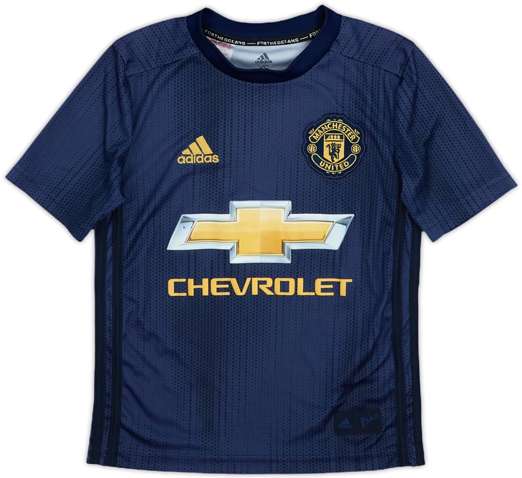2018-19 Manchester United Third Shirt - 8/10 - (7-8 Years)