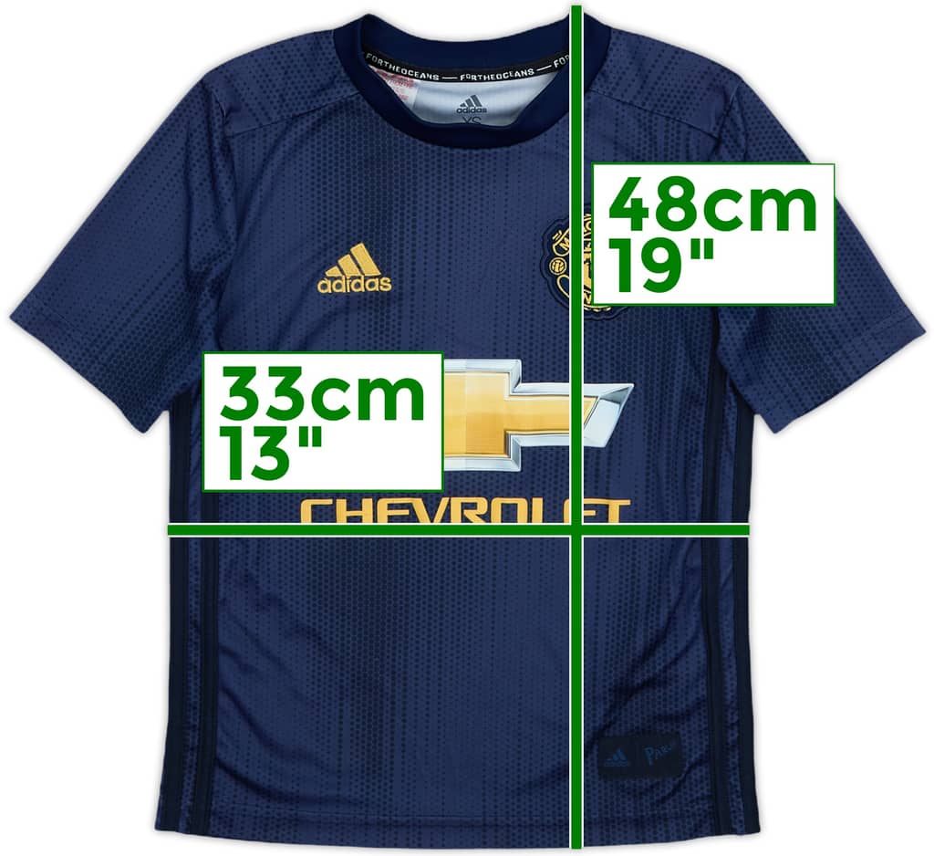 2018-19 Manchester United Third Shirt - 8/10 - (7-8 Years)