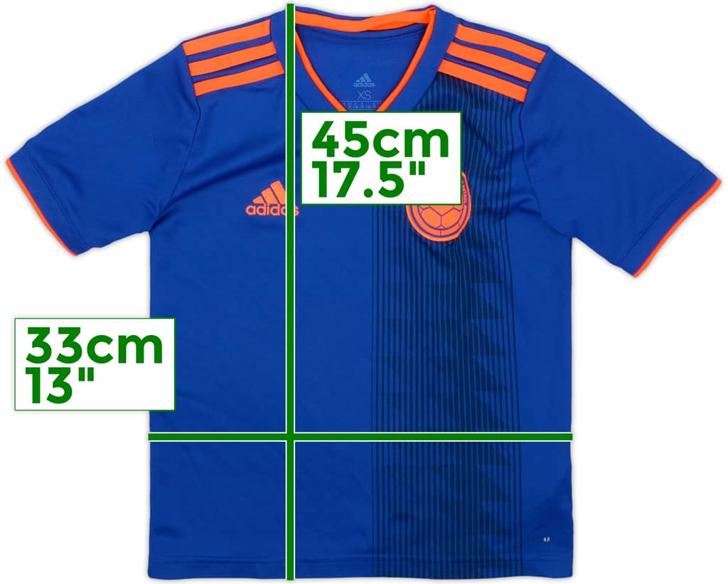 2018-19 Colombia Away Shirt - 8/10 - (7-8 Years)