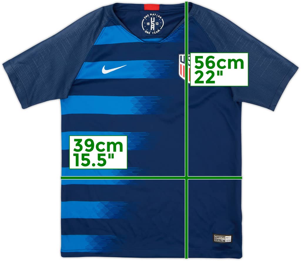 2018-20 USA Away Shirt - 8/10 - (M.Boys)