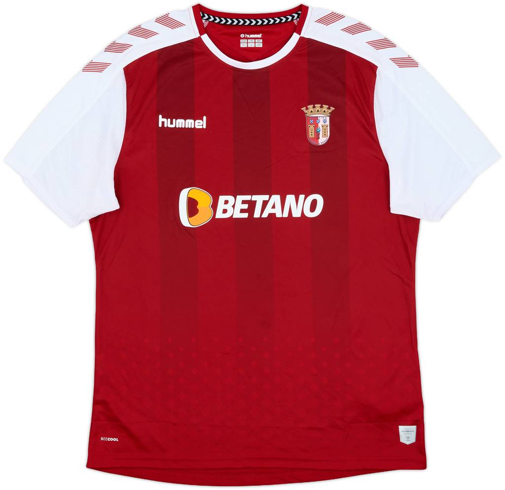 2019-20 Braga Home Shirt - 9/10 - (XXL)