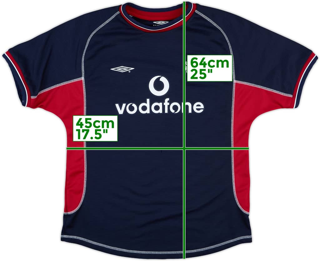2000-01 Manchester United Third Shirt - 5/10 - (L.Boys)