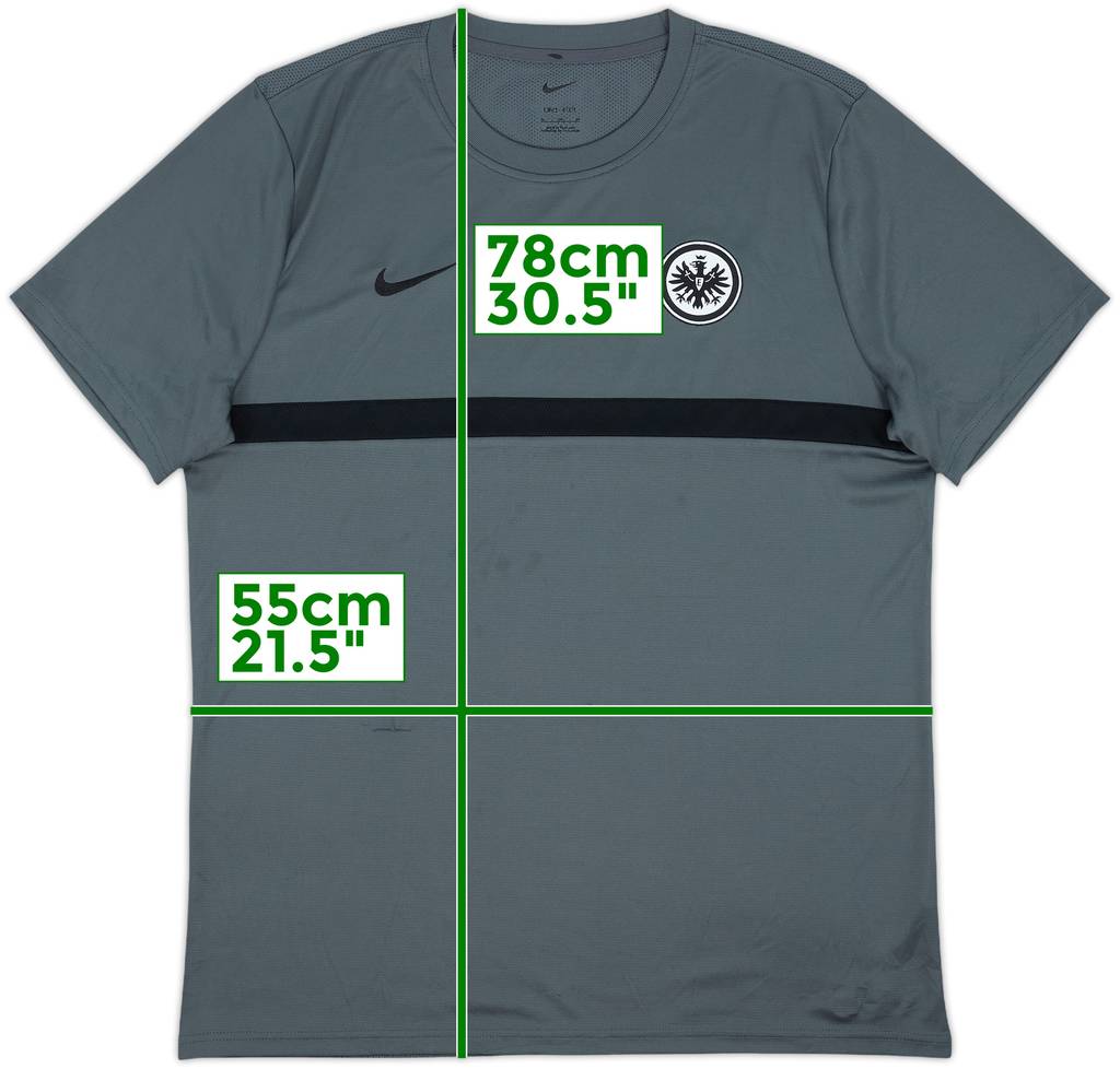 2021-22 Eintracht Frankfurt Nike Training Shirt - 8/10 - (XL)