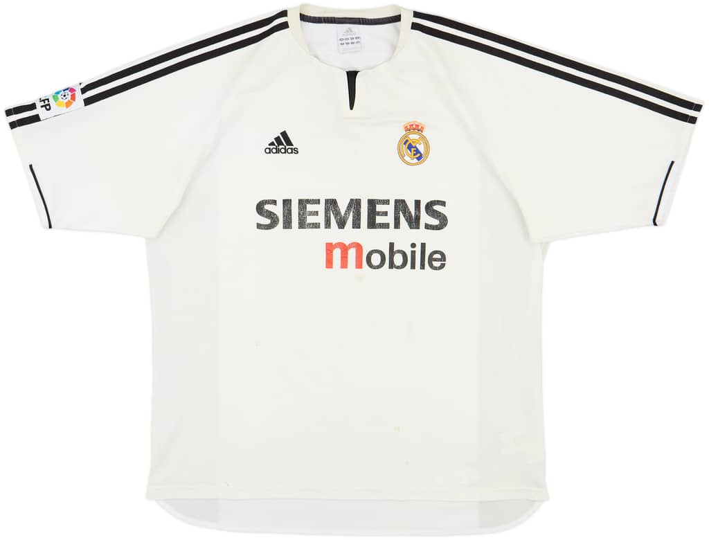 2003-04 Real Madrid Home Shirt - 5/10 - (S)