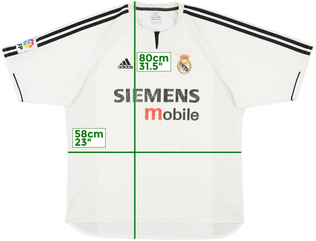 2003-04 Real Madrid Home Shirt - 5/10 - (S)