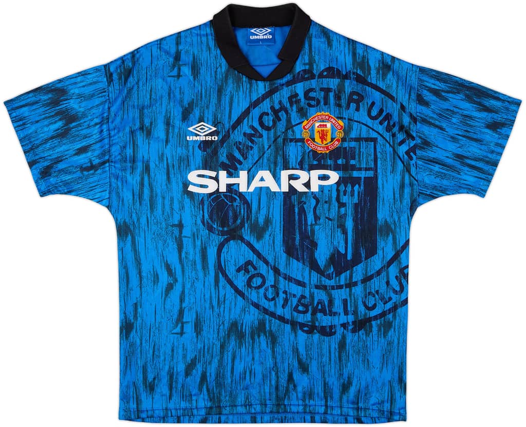 1992-93 Manchester United Away Shirt - 8/10 - (L)
